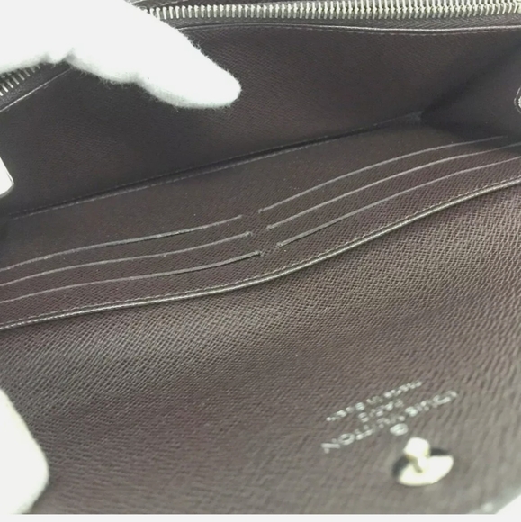 AUTHENTIC LOUIS VUITTON EPI PORTE FEIULLE SARAH BICOLOR LONG BIFOLD WALLET/D1447
